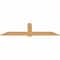 Ekena Millwork Eugene Smooth Timber Gable Bracket, Western Red Cedar, 72"W x 21"H x 1 1/2"D x 5 1/2"F, 7/12 Pitch GBW072X21X0206EUG00SWR - alternate 5